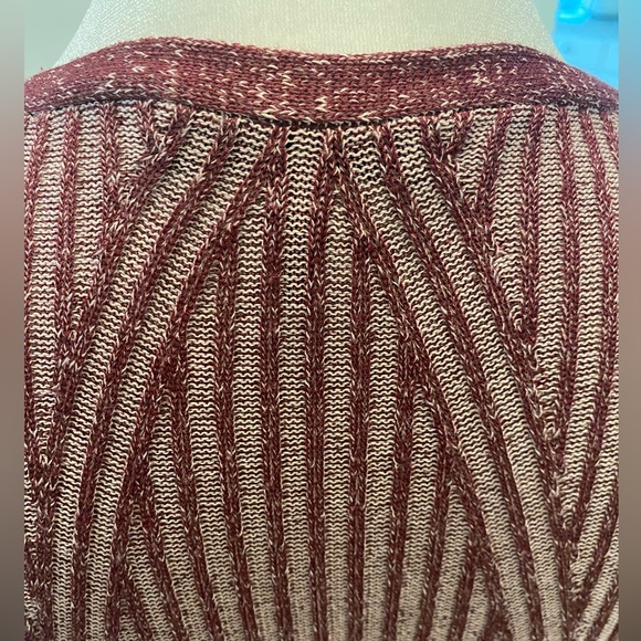 NWOT RAG & BONE Alexis Long Sleeve Rib Knit V-Neck Sweater Mini Dress - Picture 9 of 13